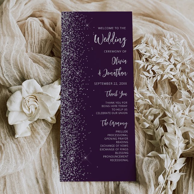 Boda de escritura con brillo plateado púrpura mode (Subido por el creador)