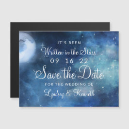 Boda de estrellas lunares de la luna llena salva l