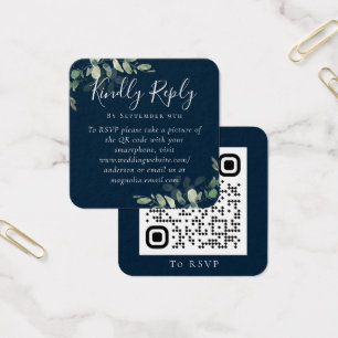 Boda de Eucalyptus Sitio Web Código QR RSVP
