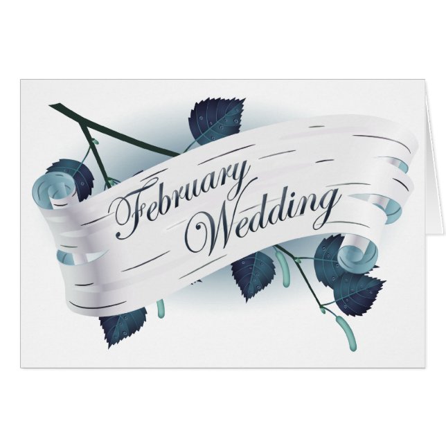 Boda de febrero : hojas de la temporada : (Anverso (Horizontal))
