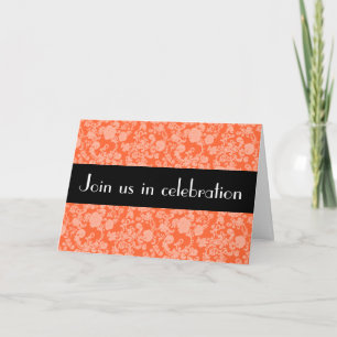 Boda de Floral Rococo, invitación boda