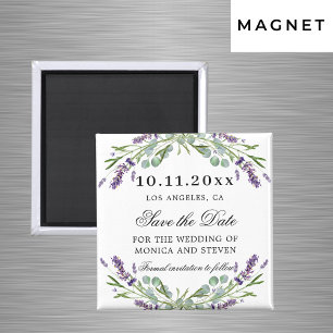 Boda de flores de Lavender Salven el imán de la fe