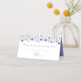 Boda de Flores de Tarjeta Purple Escort Gracias
