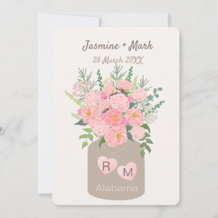 Boda de flores del estado de Alabama pintado por c