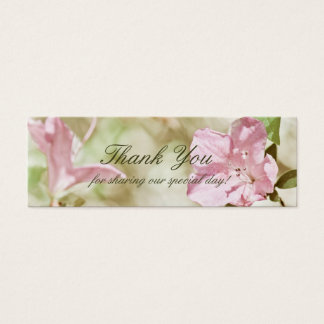 Boda de flores rosadas TinyGracias Cartas
