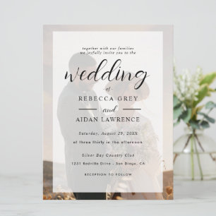 Boda de Foto con Borde de Oro Blanco y Negro Elega