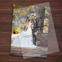 Boda de Foto con Escritura Simple y Elegante en Bl