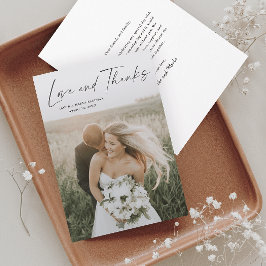 Boda de Foto de Amor y Agradecimiento con Guión Si