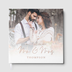 Boda de fotografía moderna - Libro de invitados