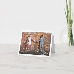 Boda De Fotografías Elegante Y Elegante Gracias