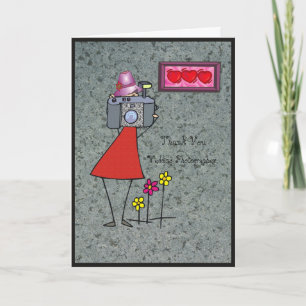 Boda de fotógrafos de agradecimiento