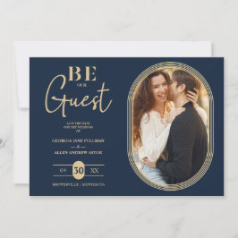 Boda de fotos con encanto de marco dorado de lujo