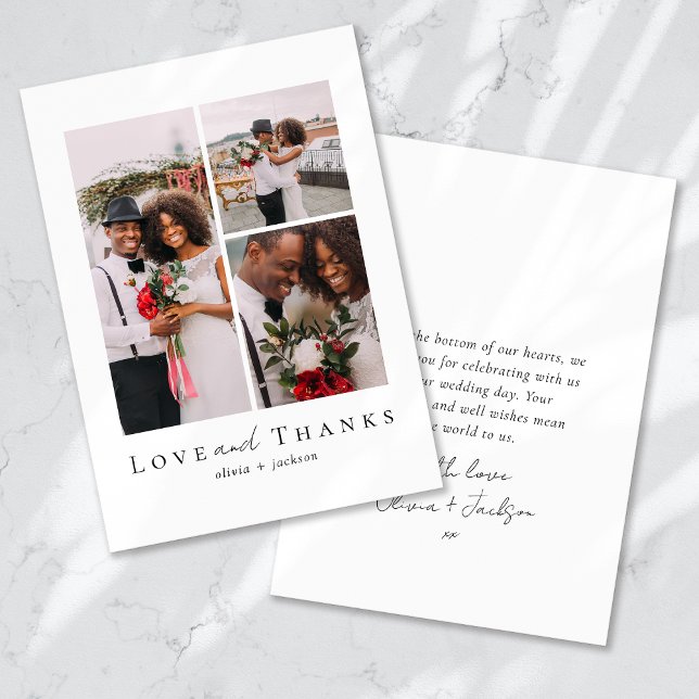 Boda de fotos con guiones de amor y agradecimiento (Subido por el creador)