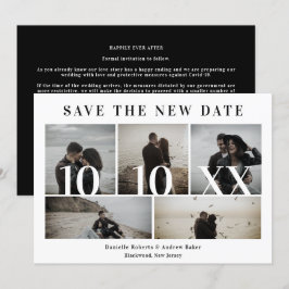Boda de Fotos Covid19 Black Trendy New Date 5