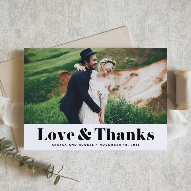 Boda de fotos de amor y agradecimiento retro negri (Subido por el creador)