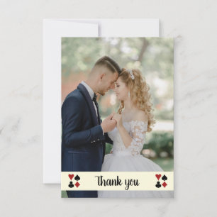 Boda de fotos de tarjetas de crédito negro gracias
