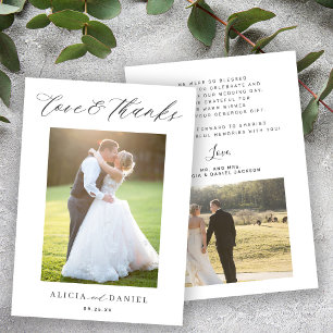 Boda de fotos del guión 2 de amor y agradecimiento