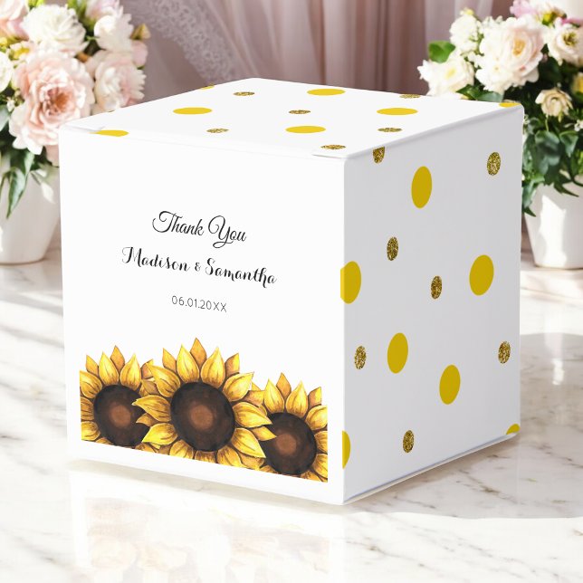 Boda De Girasol Gracias Caja De Favor (Subido por el creador)