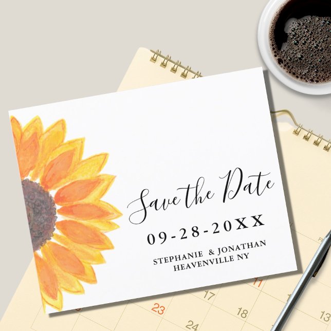 Boda De Girasol Presupuesto Guardar La Tarjeta De  (Subido por el creador)