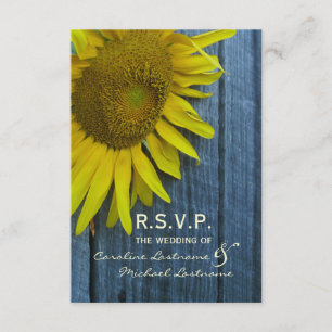 Boda de girasol RSVP