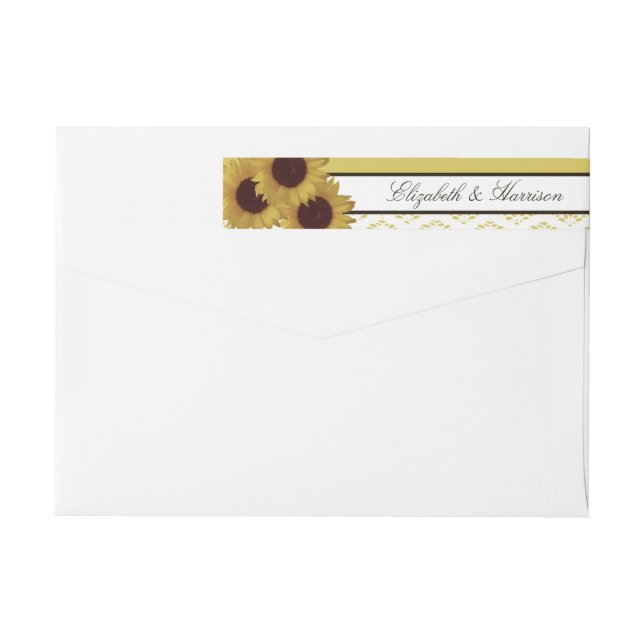 Boda de girasoles y encajes vintage (Reverso)