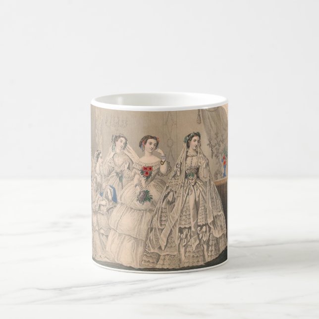 boda de Godey de 1858 vistiendo tazas (Centro)