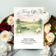 BODA DE GOLF Invitación a la Fiesta de Golf Par-Te