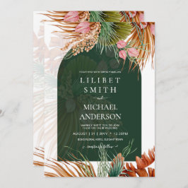 BODA de Grado BOHO Tropical Pampas