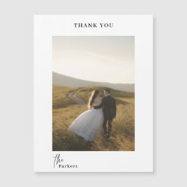 Boda De Guión Moderno Gracias Magnet