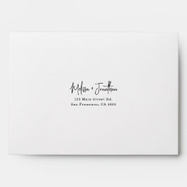Boda de guiones Minimalistas simples con letra man