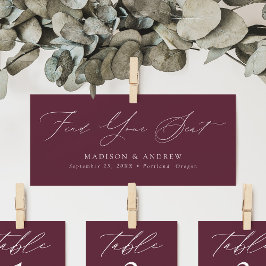 Boda de guiones moderno encuentra su tarjeta de ca