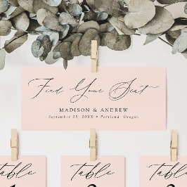 Boda de guiones moderno encuentra su tarjeta de ca