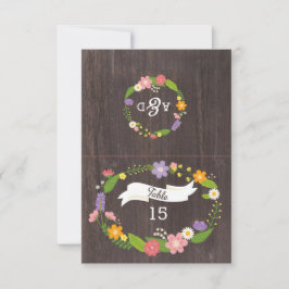 Boda de guirnaldas florales rusas de Woodland