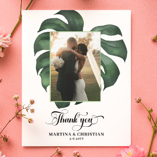 Boda de hoja tropical de Monstera Presupuestaria d