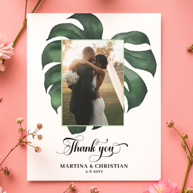 Boda de hoja tropical de Monstera Presupuestaria d (Subido por el creador)
