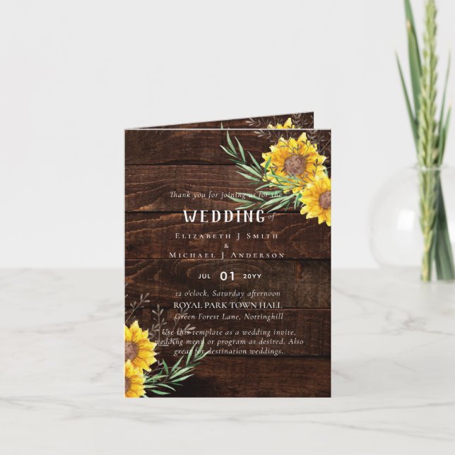 Boda de hojas de oliva de girasol rusas (Anverso)
