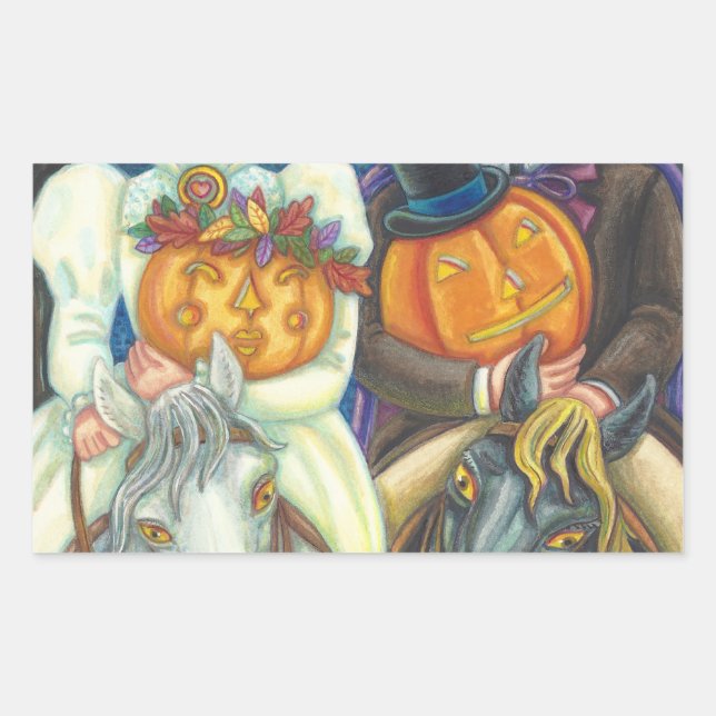 Boda DE HOLLOW DORMIDO HALLOWEEN PEGATINAS SHEET R (Anverso)