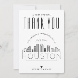 Boda de Houston | Gracias + Tarjeta fotográfica