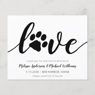 Boda de impresión de la página de amor Guardar la