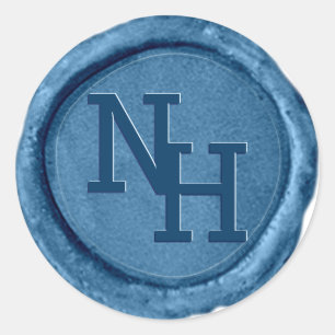 Boda de Iniciales del Monograma de Sello de Cera A