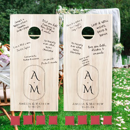 Boda de Iniciales Monogramadas Mínimas Modernas