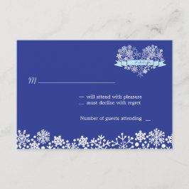 Boda de Invierno del Corazón de Nieve RSVP