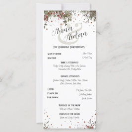 Boda de Invierno Elegante Inespiritualidad Moderna