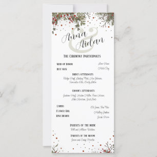 Boda de Invierno Elegante Inespiritualidad Moderna