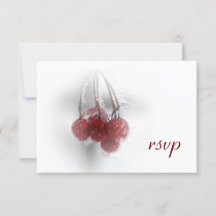 Boda de Invierno Red Frosty Berries RSVP