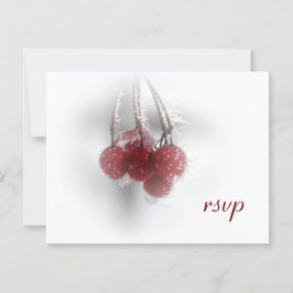 Boda de Invierno Red Frosty Berries RSVP