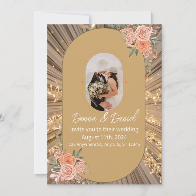 Boda de invitación (Anverso)