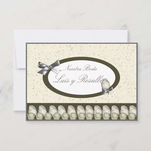 Boda de invitación (Anverso)
