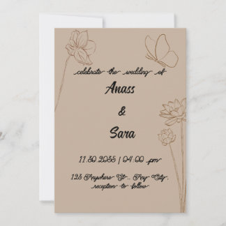 Boda de invitación