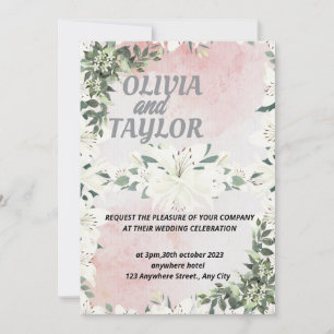 Boda de invitación a guión corto